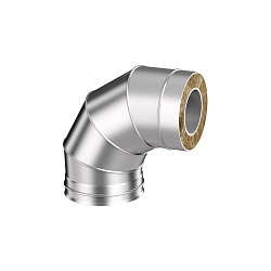 Колено сэндвича-И 90 х 220 х 150; Оц 0.50 + AISI 430 0.50 (КОНДЕНСАТ)