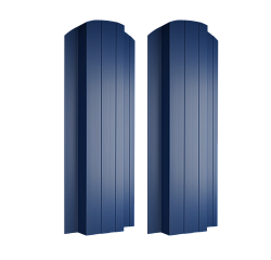 Штакетник П полукруглый 110 х 2000; Оц 0.40 (RAL 5005)