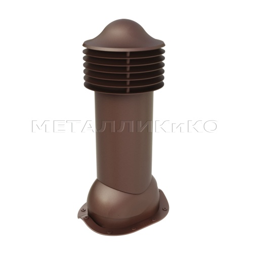 VIOTTO Труба вентиляционная для металлочерепицы  D 110 мм, h-550 мм (RAL 8017)