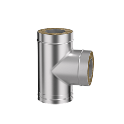 Тройник сэндвича 90 х 200 х 115; Оц 0.50 + AISI 430 0.50 (КОНДЕНСАТ)