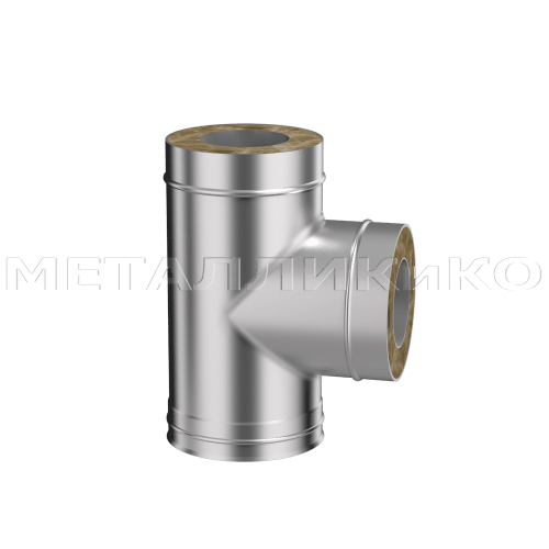 Тройник сэндвича 90 х 200 х 120; Оц 0.50 + AISI 430 0.50 (КОНДЕНСАТ)