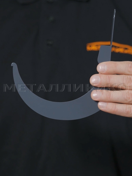 Крюк для желоба D 125; оцинкованный 1 мм (RAL 9003)